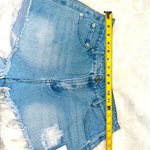 Women's Blue Denim Shorts